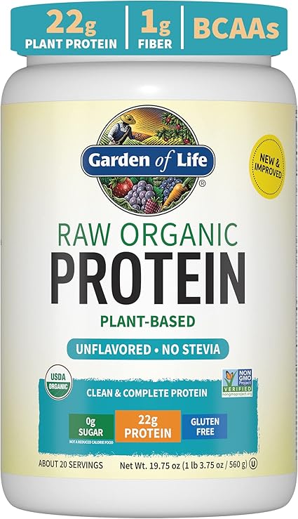 Garden of Life Organic Vegan Protein Powder with Probiotics & Enzymes